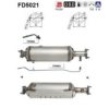 AS FD5021 Soot/Particulate Filter, exhaust system